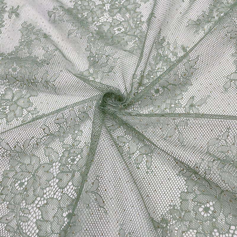 Lace Fabric Foil Bridal Polyester for Kids Wear Wholesale Supplier 4